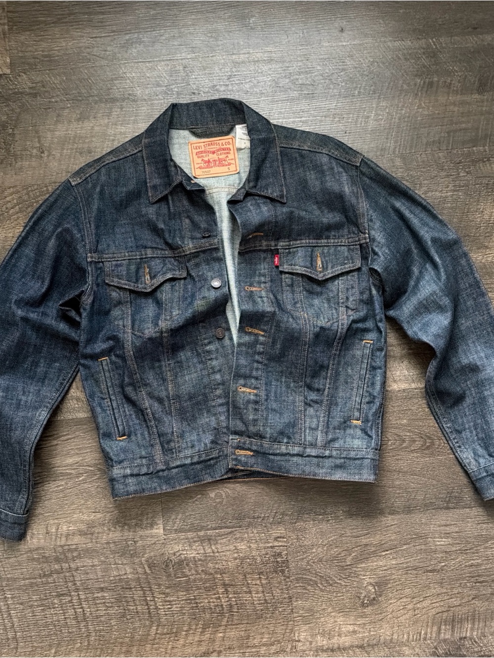 Levi's Indigo Blue Denim Trucker Jacket